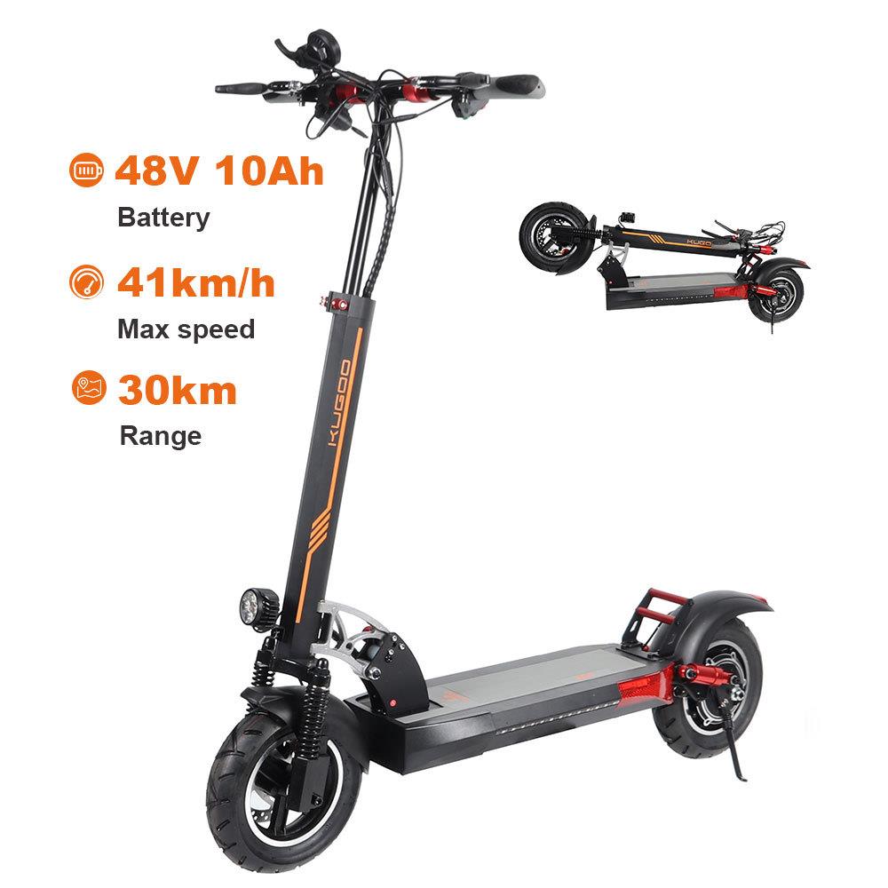 KUGOO M4电动滑板车成人350w 48v折叠越野滑板车30千米范围41千米
