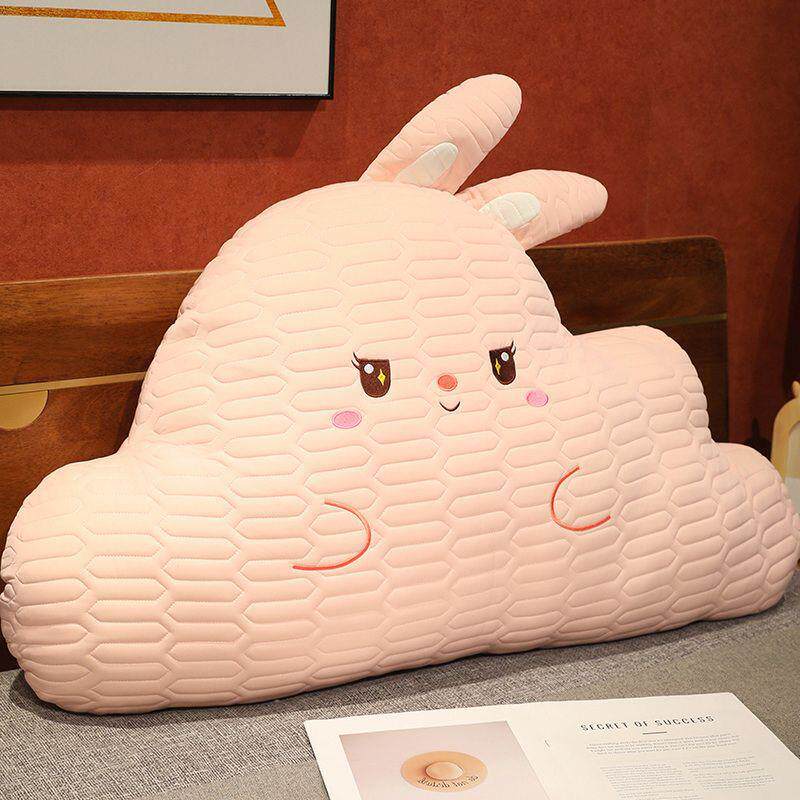 高颜值云朵抱枕冰丝乳胶面料居家布艺沙发装饰靠垫卧室腰靠