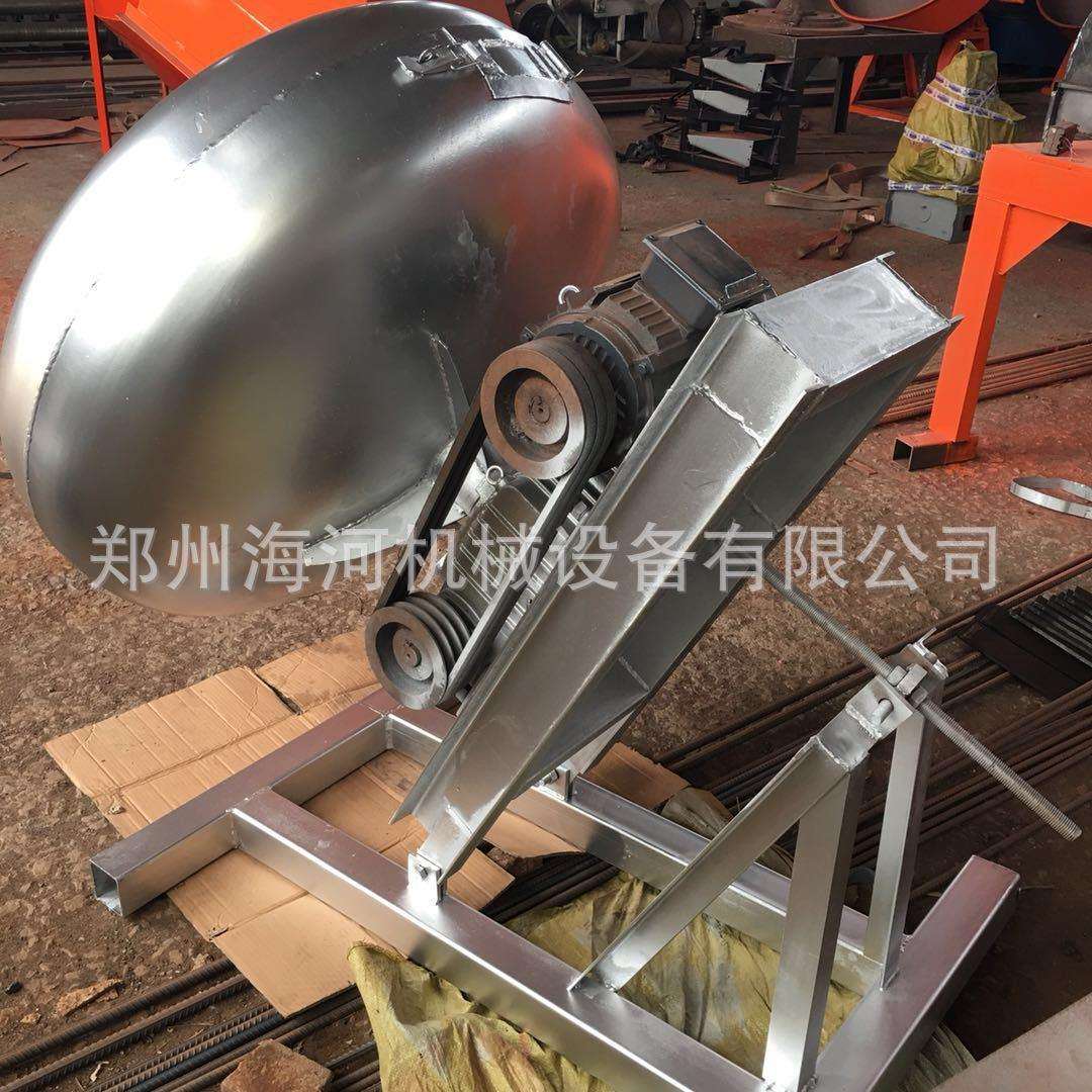供应不锈钢粉体物料圆锅 不锈钢圆锅实验造粒机 石灰粉圆锅造粒机