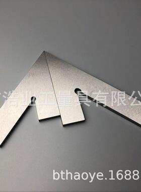 平口45度角尺150x10020宽5mm厚测量面手工研磨DIN875/2标准