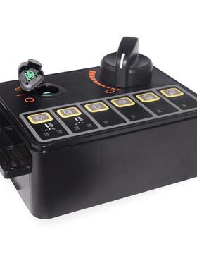 适用R225-7大灯雨刮油门旋钮控制器开关总成挖机配件21N8-20500