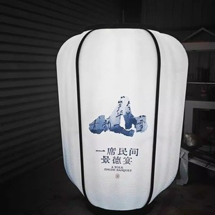 户外防水防风网红大型灯笼铁艺灯笼定制景区公园装饰花灯造型彩灯