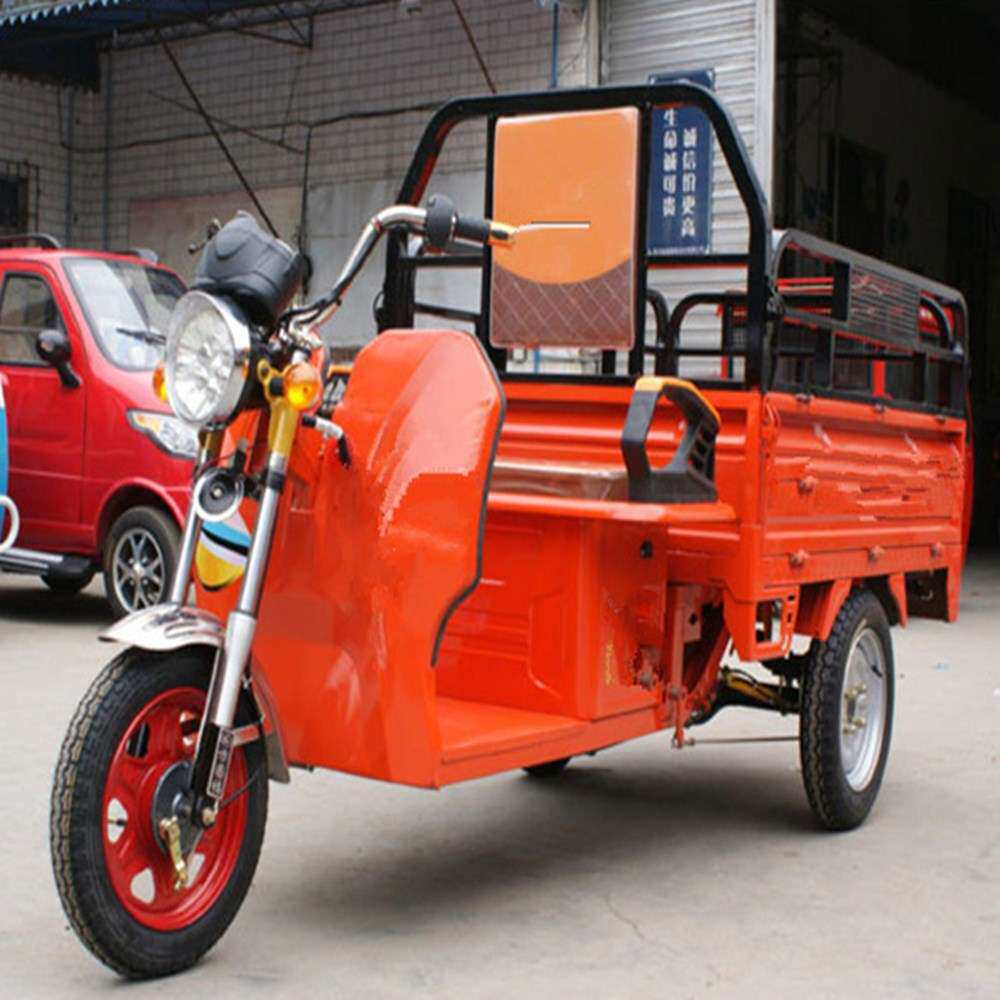 小型三轮车 工地拉沙拉灰工程柴油三轮车 电动液压载重三轮车