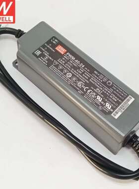 明纬开关电源PWM-40-24/36/12/4840W恒压PWM信号输出IP67防水PFC
