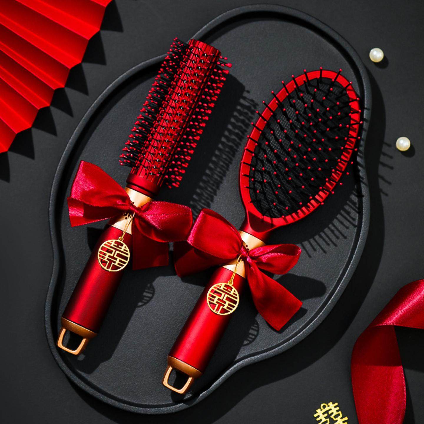 结婚梳子套装一对婚礼红色气垫梳子女方陪嫁物品高档婚庆用品大全,节庆用品/礼品,陪嫁用品套装,淘宝优惠券,粉丝福利购,淘宝优惠卷