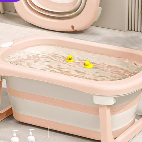 儿童折叠浴桶感温婴儿洗澡盆