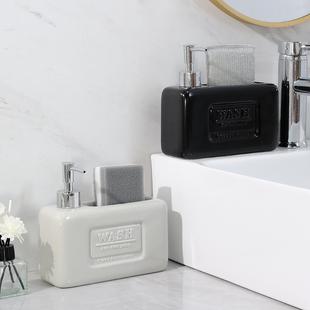 陶瓷乳液瓶手按压分装瓶浴室洗手液洗发水沐浴露洗洁精分配器