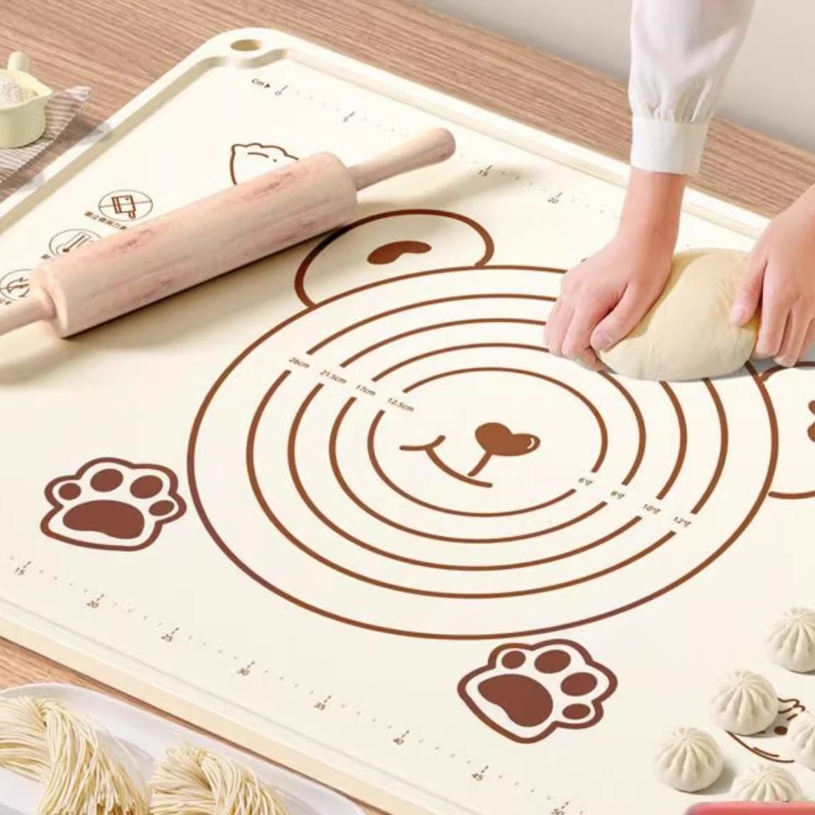 硅胶垫揉面垫家用和面板厨房案板食品级烘焙擀面垫和面垫硅胶面板,厨房/烹饪用具,揉面垫,淘宝优惠券,粉丝福利购,淘宝优惠卷