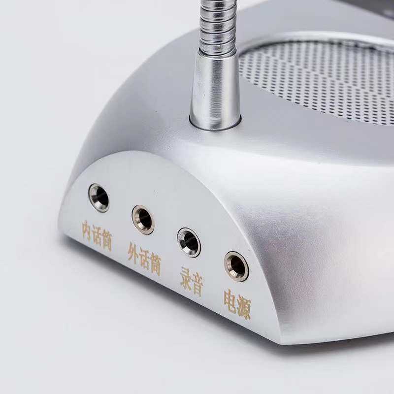 银新YX-2009B窗口双向对讲机全金属大功率扩音器银行柜台窗口对讲