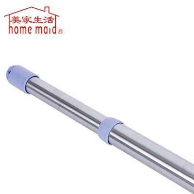 美家生活不锈钢复合管加厚二节伸缩撑杆伸缩衣架晾晒衣杆旗杆9830