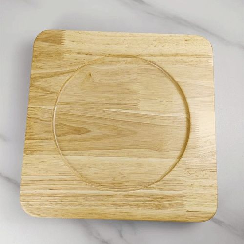 围炉煮茶橡木垫板加厚隔热烧烤炭炉砂锅垫泥炉煮茶炉垫石锅垫板