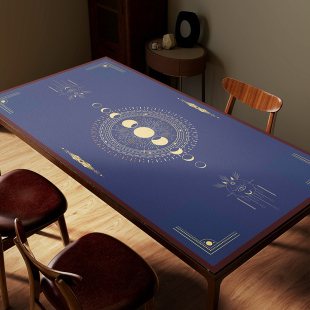 神秘学推牌桌布卡牌桌游防水防油免洗桌垫长方形罗塔牌罗台布桌垫