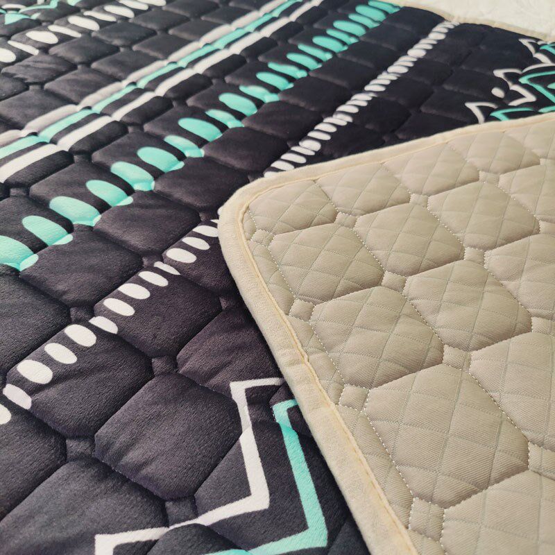 秋冬季宿舍用单人床垫加厚带绒保暖寝室单人床褥子防滑沙发垫