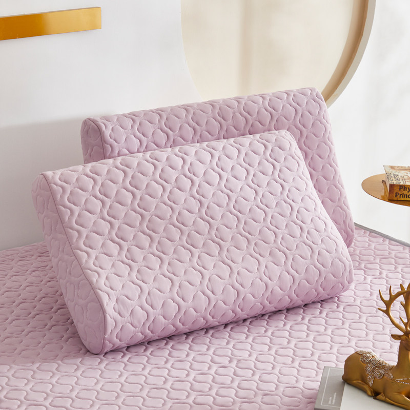 a类夏季乳胶凉席乳胶枕套单件60x40记忆枕50x30乳胶枕头套定制