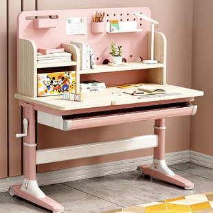 儿童书桌专用学习桌子小学生写字桌实木课桌小孩家用可升降多功能