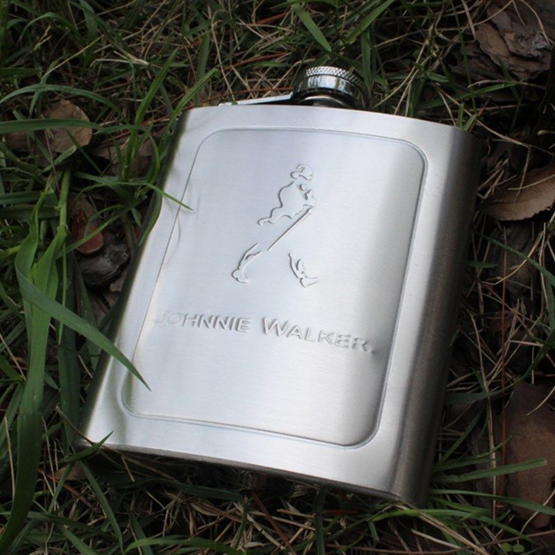 7盎司酒壶套装礼品随身不锈钢酒壶便携户外小酒壶酒杯漏斗旅行