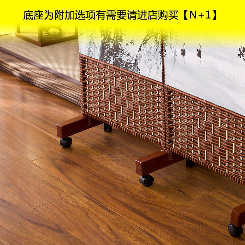 新款屏风隔断帘可移动客厅进门遮煞简易折叠移动隔断墙卧室遮挡办