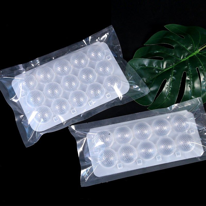 一次性餐盒汤圆长方形打包包装盒子15粒装大元宵托塑料袋外卖速冻