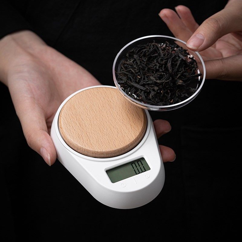 小白茶具茶叶克秤高精度称重小型电子秤精准咖啡秤迷你小号便携式