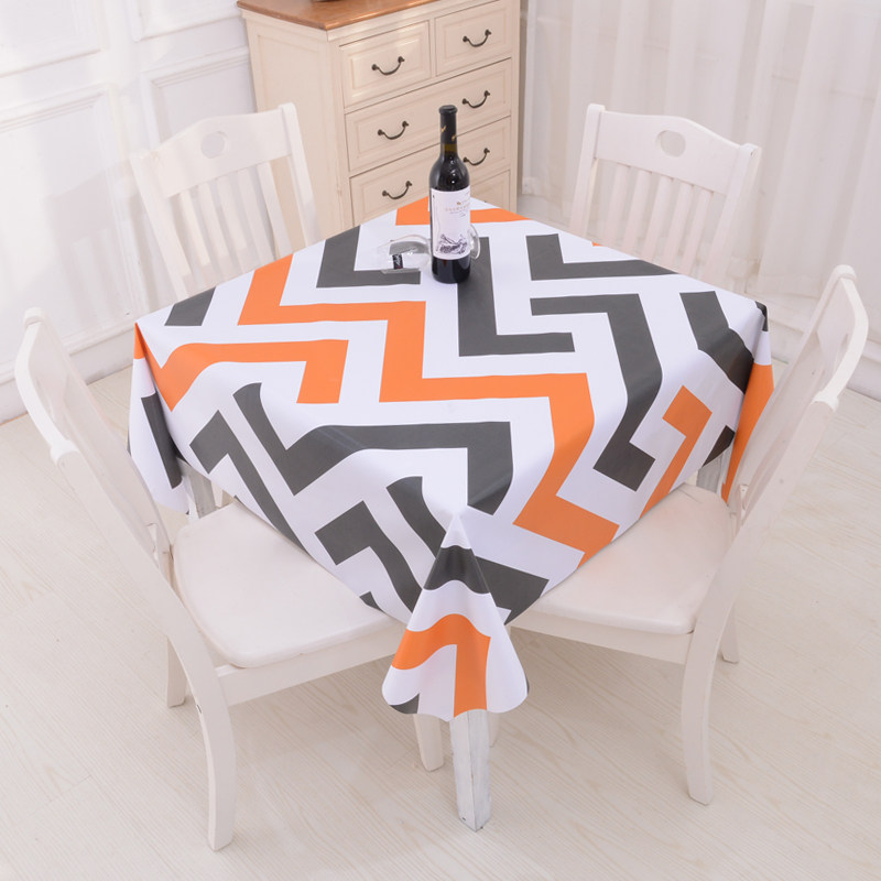 正方桌布八仙桌布防水免洗防油台布棉麻布艺风格PVC方桌麻将盖布,居家布艺,桌布,淘宝优惠券,粉丝福利购,淘宝优惠卷