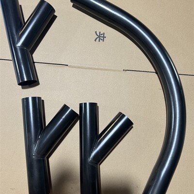 新品供料系统玻纤尼龙料耐磨性渗氮弯管 回火淬火热处理弯头加工