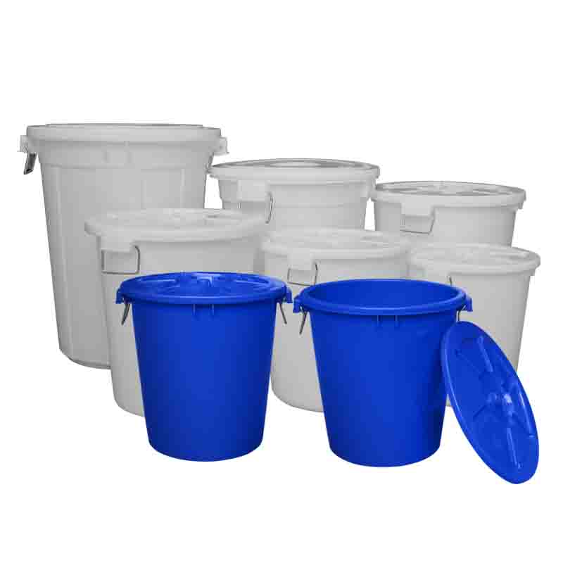 加厚大号塑料水桶带盖储水桶圆桶家用装米特大容量发酵胶桶大桶子