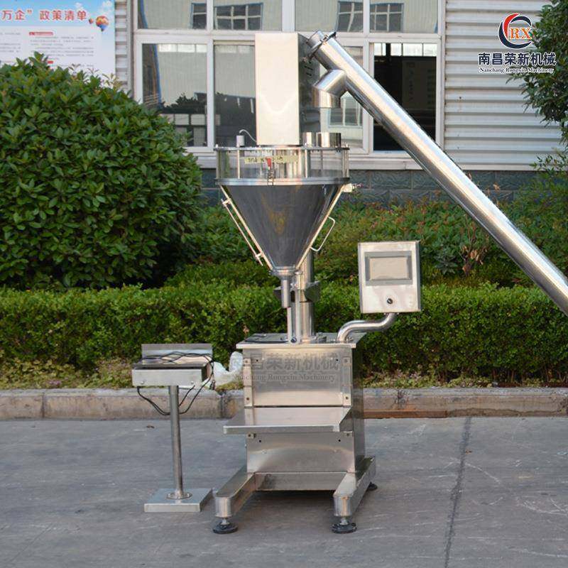 小规格粉体灌装机咖啡粉灌装机粉体粉剂分装机半自动粉末包装机