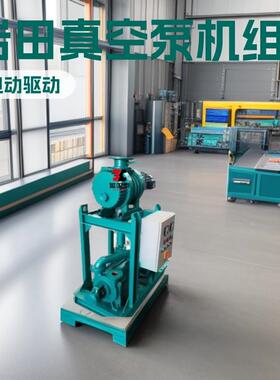 JZJPS真空机组纸浆真空蒸馏/精馏ZJW系列罗茨水环真空泵控制机组