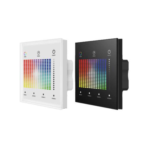 DT6 DT8调光调色 RGB 控制器 Dali主控智能触摸钢化玻璃面板TD3-S