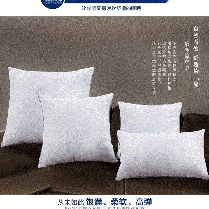 抱枕芯芯方枕芯30 35 40 50 55 60 65 70  80 85沙发靠垫枕芯腰靠