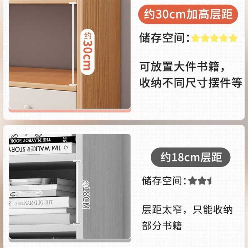 新疆包邮桌面书架置物架客厅办公室小型书柜简易书桌收纳多层架子