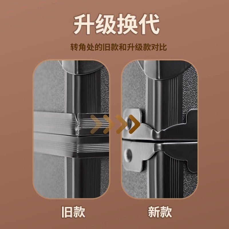 专业跟妆师化妆箱高级LED镜子带灯2025新款手提大容量用收纳便捷