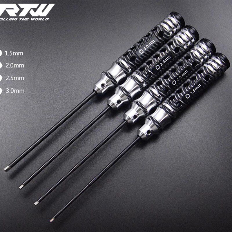 RTW内六角螺丝刀螺丝批起子模型维修工具1.5 2.0 2.5 3.0单支手动