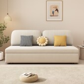 沙发床两用小户型客厅卧室多功能折叠推拉伸缩可拆洗家用极简沙发