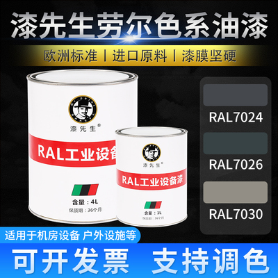 T石墨灰RAL7024漆先生涂鸦油漆RAL7026花岗灰RAL7030石灰色桶装漆