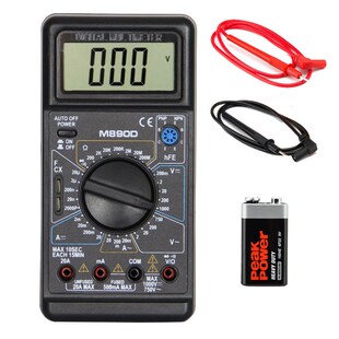 家用数字万用表 数字大屏幕万用表M890D可测电容漳州威华