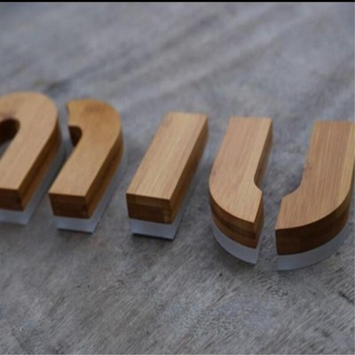 创意背光字不锈钢仿实木发光字木纹字广告字定制木质牌匾门头