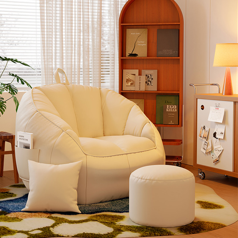 懒人小沙发单人小户型可躺可睡豆袋沙发卧室窝窝椅阳台休闲懒人椅,住宅家具,懒人沙发,淘宝优惠券,粉丝福利购,淘宝优惠卷
