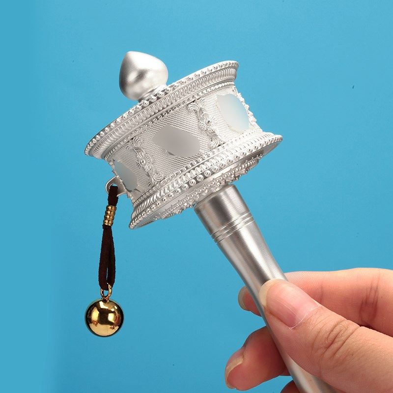 德田手摇转金轮静音善云多款锌合金电镀工艺家用摆件西藏转桶筒,家居饰品,桌面摆件,淘宝优惠券,粉丝福利购,淘宝优惠卷