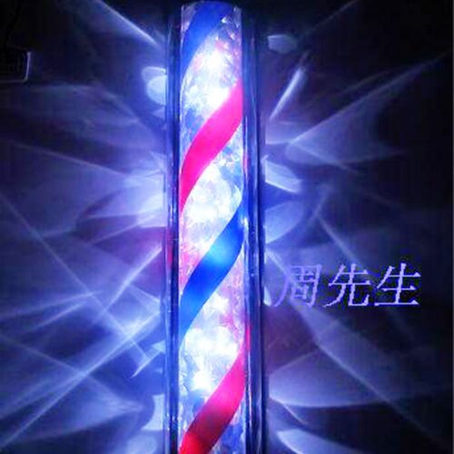 周先生美发转灯 发廊标志灯灯箱 理发店挂墙广告灯