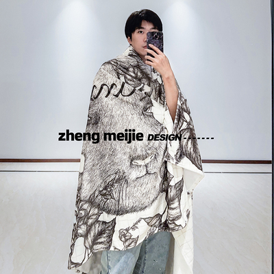 郑梅杰设计林间密语幸运兔双面绒办公室室内保暖毛毯午睡毯沙发毯