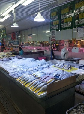 新款LED海鲜灯大功率偏蓝色加大加亮鲜鱼三文鱼生鲜档带鱼冻货