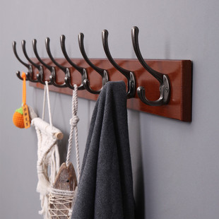 挂衣钩壁挂墙壁玄关门挂钩挂钩上墙打孔挂钩进门玄关衣柜毛巾创意