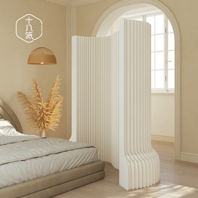 十八纸曲径纸墙可曲直自由造型装饰空间隔断门店商铺橱窗展会布置