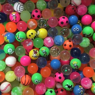混装 扭蛋机专用弹力球多款 27号一元 球儿童宝宝玩具弹弹球特价 包邮