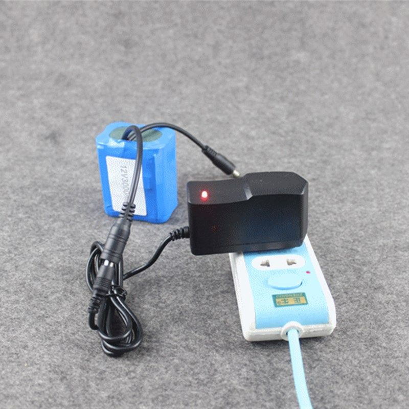 12.6V1A充电器双IC变灯3S三串12V锂电池组5.5*2.1公头充电器包邮