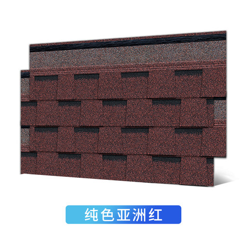 双层沥青瓦片屋顶防水自粘型毛毡瓦木屋轻钢别墅隔热玻纤瓦厂家