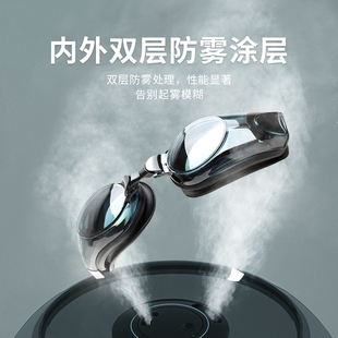 捷佳男女士游泳眼镜近视高清防雾防水泳镜带度数专业潜水OPT2660