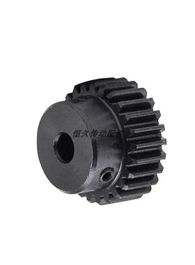 正齿轮1.5模44齿 1.5M44T 齿厚15电机凸台齿轮齿条精加工内孔台阶