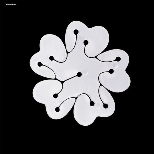 气球扣装饰场景布置梅花夹造型花朵卡扣环扣打结器卡子夹固定器